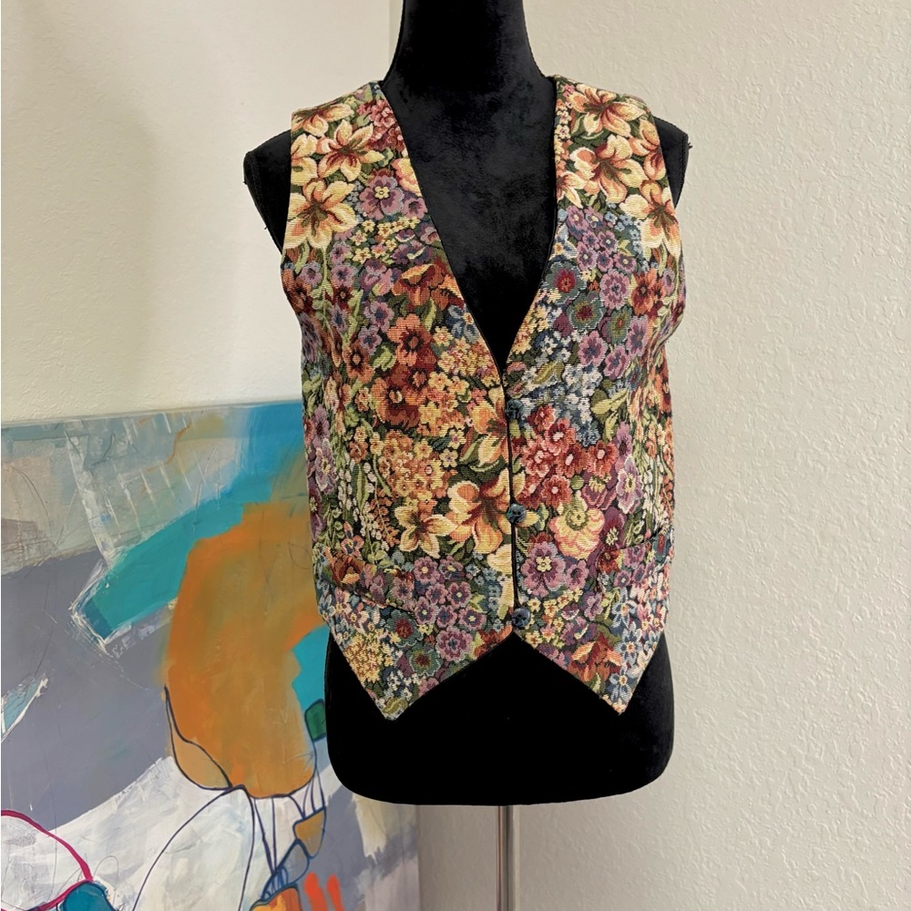 Floral Multicolor Women's Vest